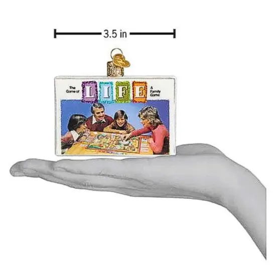 Old World Christmas 2.75 In The Game Of Life Christmas Tree Ornament , Board Game Family Multicolored {2}