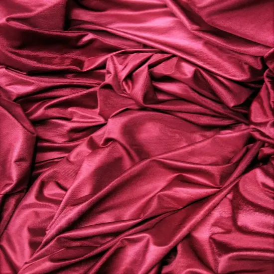 1 Yard Burgundy Tricot Polyester Fabric Low Stretch Denier For Crafts Silks Hammocks 108&Prime;-120&Prime; Inch Wide {2}