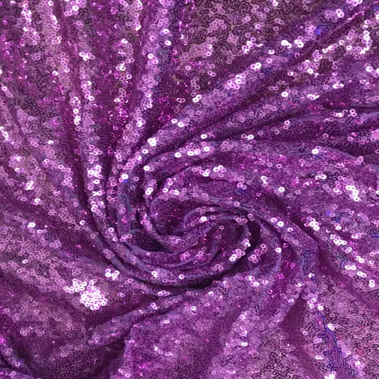 1 Yard Lilac Glitz Sequin Fabric Polyester Shimmer Material 52/54 Inches Wide {2}