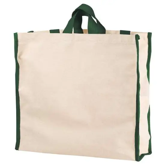 BAGedge&reg; 12 oz. Cotton Canvas Conference Hauler Duffel with Adjustable Straps and Velcro Tabs {2}