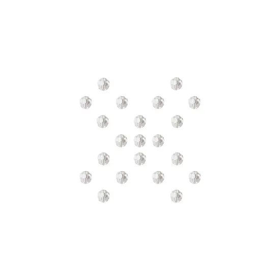 Preciosa 6mm Czech Crystal Glass 5" Round Beads Strand, 21pcs {4}