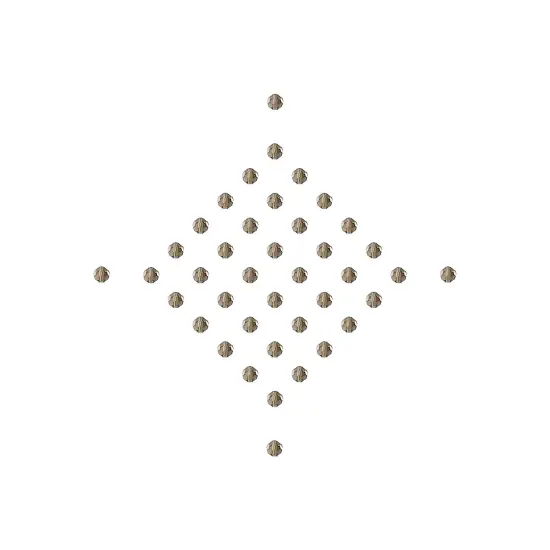 Preciosa 4mm Czech Glass Faceted Round Beads 40 Pieces Black Diamond {4}