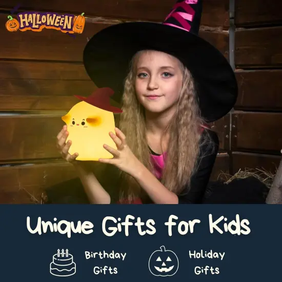 Ghost Night Light with 3 Level Dimmables - Little Ghost {5}