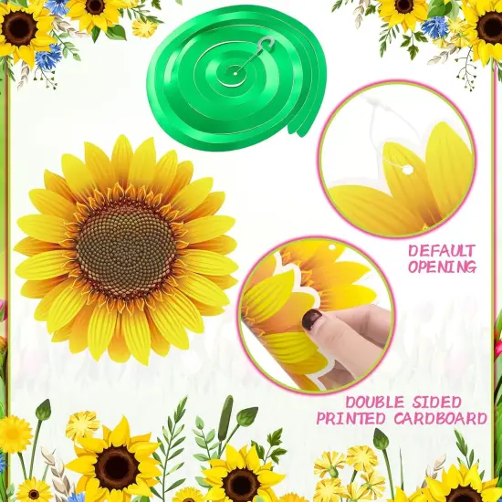 30 Pcs Summer Flower Hanging Swirl Decorations {3}