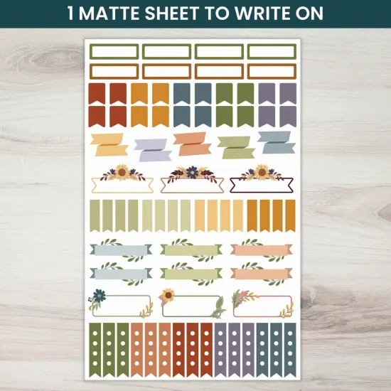 bloom daily planners Planner Stickers, Fall Expansion Pack {4}