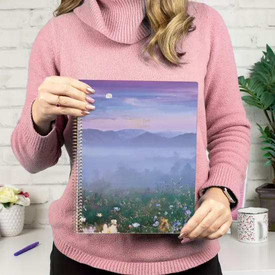 bloom daily planners 2025-26 Academic Planner, Soft Cover, 8.5" x 11", Mystical Mountains {2}