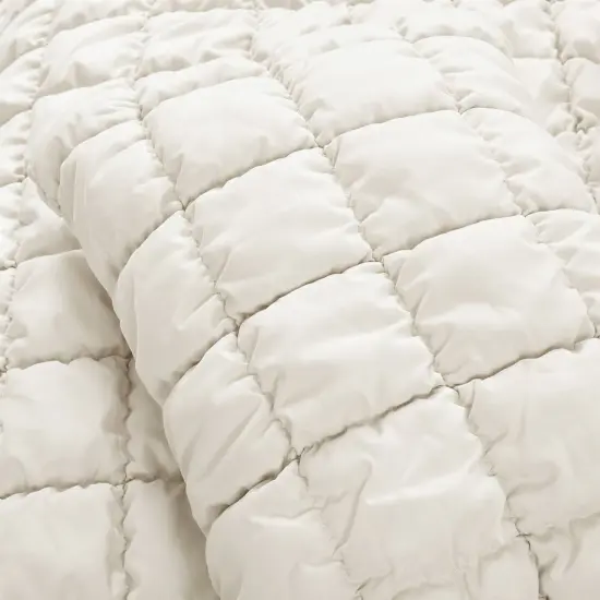 Quilted Soft Lightweight Comforter Set with Pillow Shams for Beds {4}