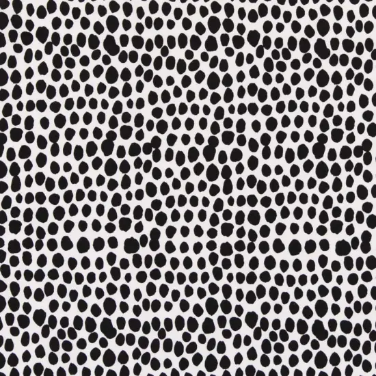 Onyx - Black Abstract & Geometric Upholstery Fabric 54 Inches" {1}
