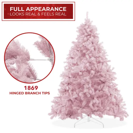 Casafield Spruce Artificial Holiday Christmas Tree&nbsp;with Sturdy Metal Stand {2}