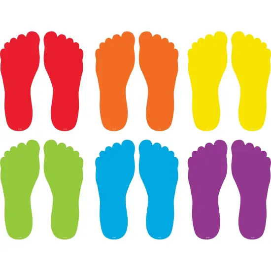 Spot On Floor Markers Footprints, 7" {1}