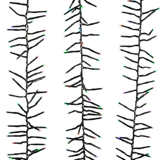 Kurt Adler 480-Light 15.7-Foot RGB Twinkle LED Connectable Cluster Garland {1}