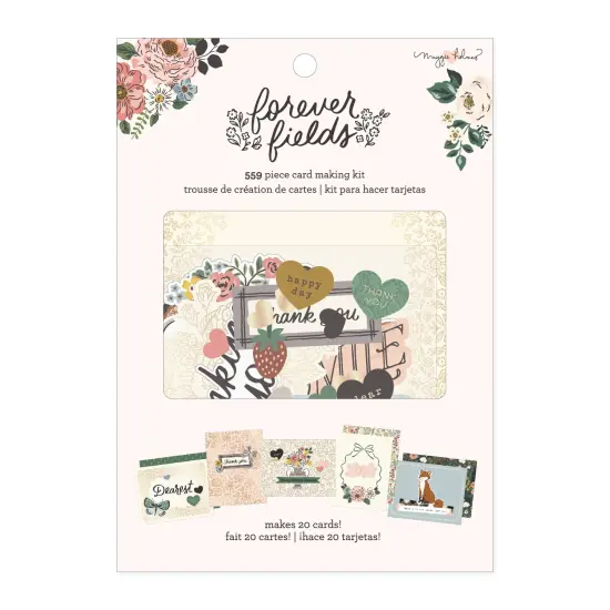 Maggie Holmes Forever Fields Card Making Kit-Makes 20 {1}