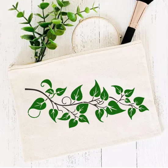 Leaf Stencils Vine Stencil Leaves Floral Stencils Reusable DIY Crafts Drawing Templates for Painting on Wood Wall Canvas Furniture {2}