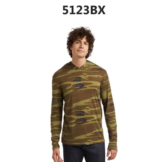 Unisex Printed Keeper Pullover Hooded Sweatshirt CAMO {3}