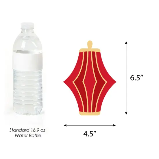 Big Dot of Happiness Lunar New Year - Lantern Decorations DIY 2025 Year of the Snake Essentials - Set of 20 {6}