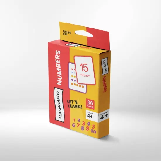 Numbers Flash Cards, Set of 36 Cards &ndash; 48 Packs {1}
