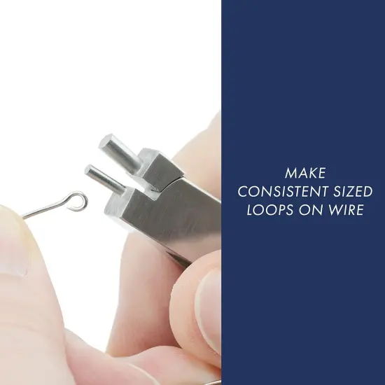 Memory Wire Finishing Pliers, 2mm and 4 mm size - Wire Looping Jewelry Tool {3}