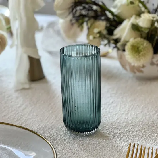 Rounded Base Glasses 6pk Gold {7}