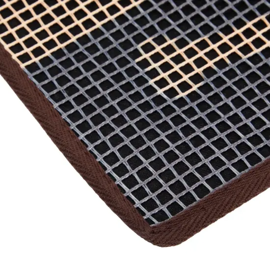 Dog Latch Hook Rug Kits for Adults and Kids Beginners with Printed Canvas, Colorful Yard - DIY Craft Hooking Needlework Multicolor {7}