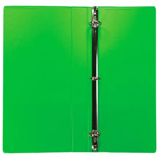 Samsill Earth's Choice Fashion Round Ring View Binder, 2 Inches, Lime, Pack of 2 {3}