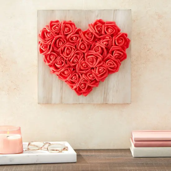 Juvale 100 Pack Red Artificial Flowers - 3 Inches, Fake Carnations for Wedding, Bridal Shower & Valentine's Day Decorations, Arts and Crafts {2}