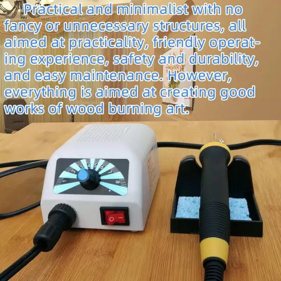 LH20 Wood Burning Kit,Wood Burning Tool, Adjustable Temperature Wood Burner Kit,professional wood burning kit for Adults Beginners Craft,pyrography pen Comes With 30Pyrography Wire Tips {4}