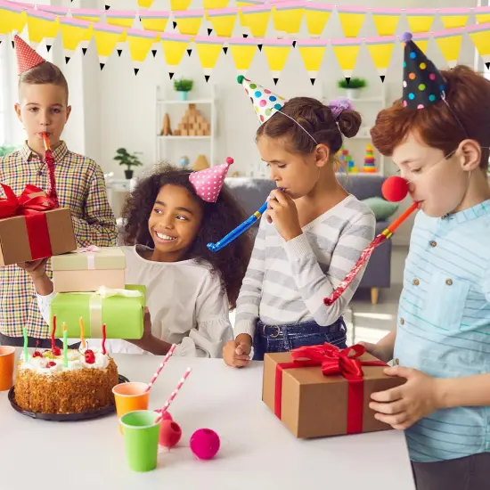 5 Pcs Pencil Shaped Paper Pennant Banners Back to School Classroom Decorations {5}