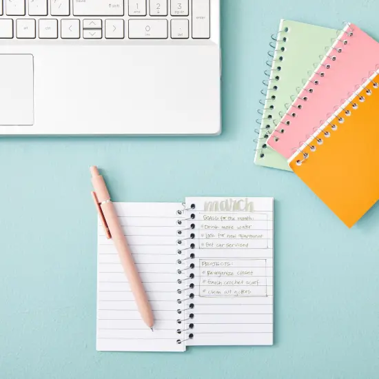 Paper Junkie 12-Pack Small Spiral Notebook 3x5, 40 Sheets, 80 Pages Per Notepad, College Ruled Lined Paper for Office Supplies, Classroom Notes, Students, Teachers, Nurses (6 Pastel Colors) Multicolor {3}