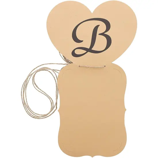 Bride to Be Photo Banner for Bridal Shower or Engagement (7.5"L x 13.25"W) Brown {5}