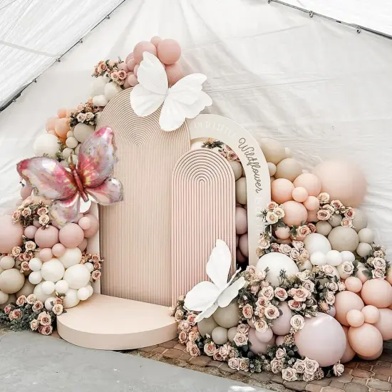 Butterfly Latex Balloon Arch Garland Kit 142pcs {3}