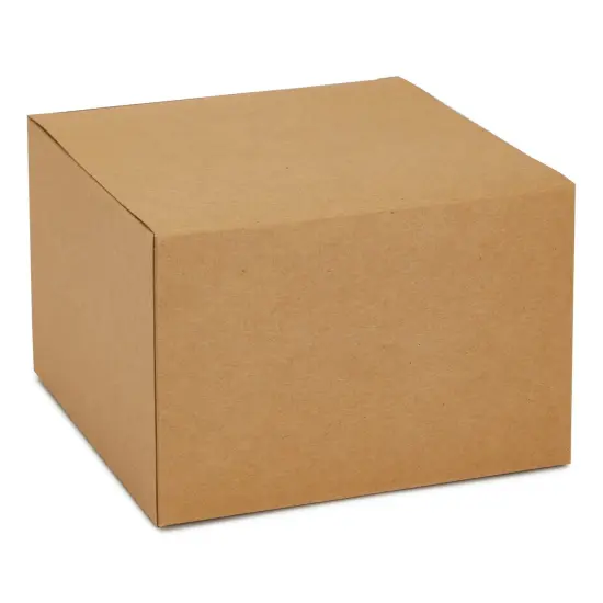 Brown Gift Boxes with Lids, Bulk for Wedding Favors, Birthday Party (6x6 In, 25 Pack) {6}
