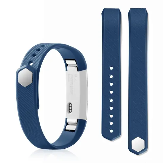 Zodaca [Small Size] Replacement Band Adjustable Wristband Compatible with Fitbit Alta HR/Fitbit Alta (Tracker is not Included), Navy Blue {2}