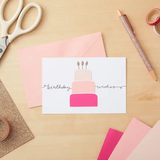 200 Pack White 300 GSM / 110 lb Thick Cardstock Paper - Blank Heavyweight Wedding Invitation Cards for Printing, Flashcards, Postcards - 4x6 inch {2}