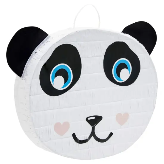 Panda Pinata for Kids Birthday Party Supplies, Animal Baby Shower Decorations (14.6 x 3.0 x 12.4 in) White {1}