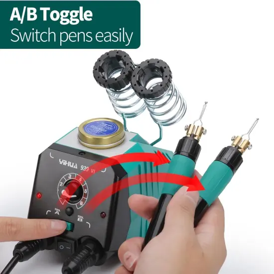 939-VI Dual Wood Burning Pen Wood Burning Kit with 23 Wire Nib in Varied Shapes, Detachable Pyrography Pen, 6 Wood Pieces, 6 Stencils and Screw Driver, Tweezers Used as Wood Burning Tool {5}