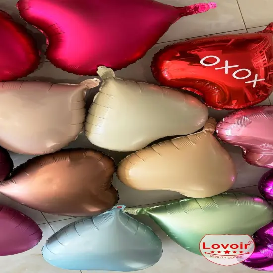 12 Pcs Silver Heart Shape Foil Mylar Balloons 18 Inch Love Balloons for Valentine's Day Birthday Party Decorations Wedding Engagement Romantic Decor {4}