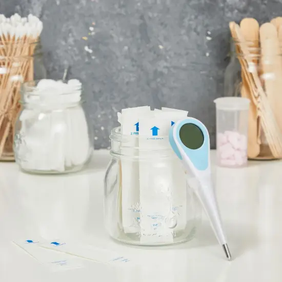 500-Pack Disposable Digital Thermometer Probe Covers - Oral, Rectal, Armpit Temperature Reading Sheath Sleeves {3}