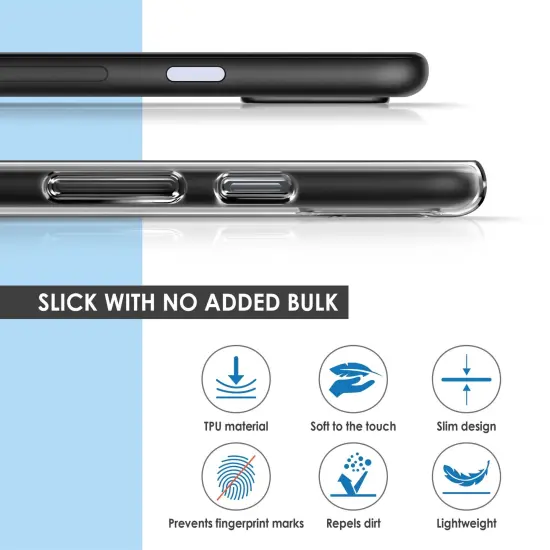 Soft Silicone Band compatible with Fitbit Inspire HR / Inspire & Fitbit Ace 2 Fitness Tracker, Adjustable Sports Waterproof Replacement Wristband Strap, Black by Insten Clear {4}