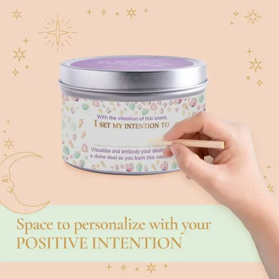 Magnificent 101 Long Lasting Soul Healing Vibes Smudge Candle | 6 Oz - 35 Hour Burn | Paraffin Free, All Natural Soy Wax Candle with Essential Oils for House Energy Cleansing & Manifestation Multicolor {5}