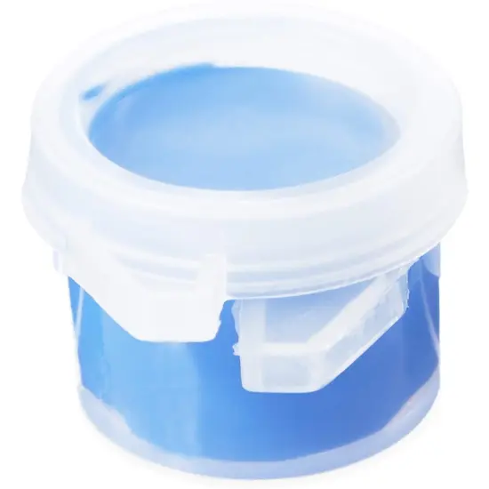 Empty Paint Pot Pod Strips, Storage Containers (6ml/0.2 oz, 240 Pots, 30 Strips) White {6}