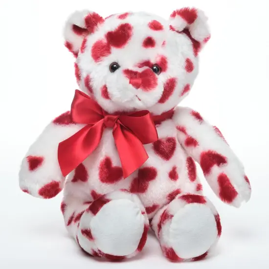 Bearington Lil' Cutie The Valentine's Plush, 14 Inch Teddy Bear Stuffed Animal, For Ages 3-14 White {1}