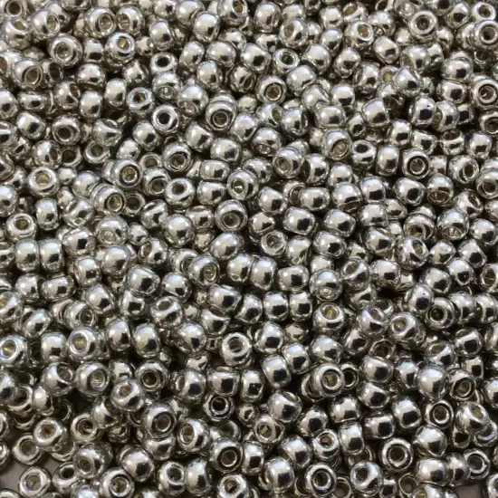 Miyuki Round Seed Bead Size 8/0 22g-tube Galvanized Silver {1}