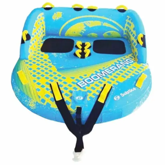 Swimline Inflatable Boomerang 2-Person Towable Water Raft - 64" - Blue {1}