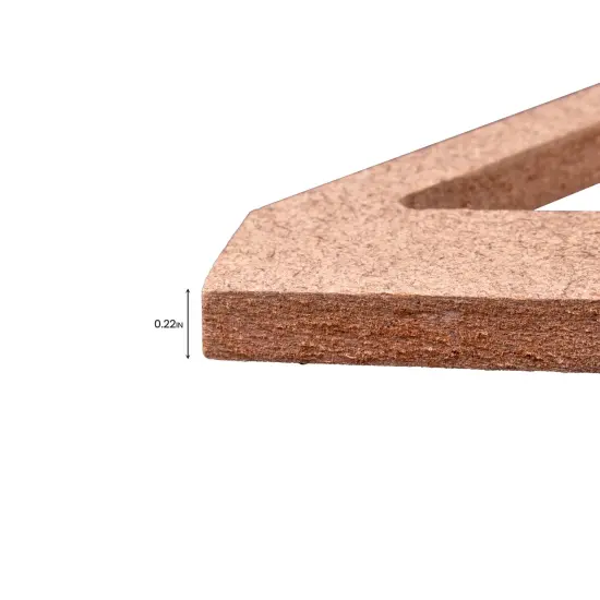 Little Birdie MDF Number 4" 1/Pkg-4 {5}