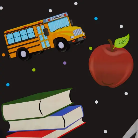 3 Pack Disposable Plastic Tablecloths for Classroom Party Supplies, Back to School Table Decorations (54 x 108 In) Multicolor {6}