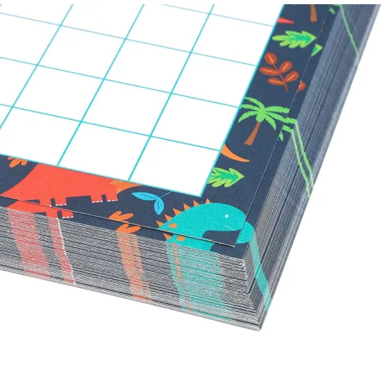 Dinosaur Incentive Charts for Classroom, Chore Board for Kids (6 x 5.25 In, 60 Sheets) White {6}