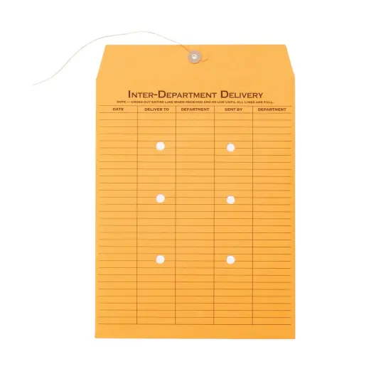 School Smart Interoffice Envelopes, 10 x 13 Inches, Pack of 100 {6}