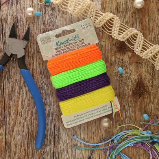 The Beadsmith Brazillian Waxed Cord Mix Trick or Treat {2}