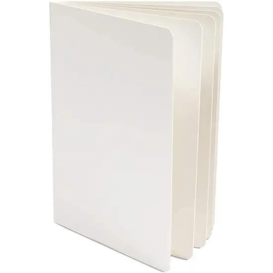 Blank Board Book for Kids, Hardcover (White, 8 x 11 In, 2 Pack) {3}