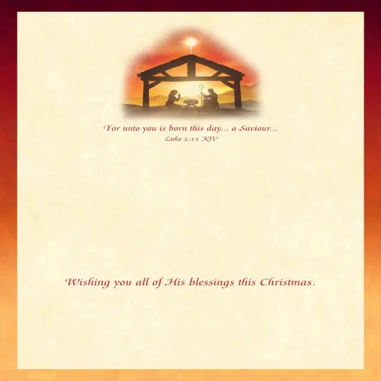 Boxed Christmas Cards - Nativity {4}